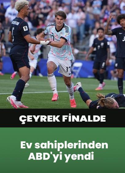 Belçika, ev sahiplerinden ABD'yi yenerek çeyrek finale yükseldi