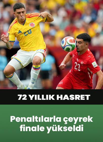 İsviçre, çeyrek finale yükseldi