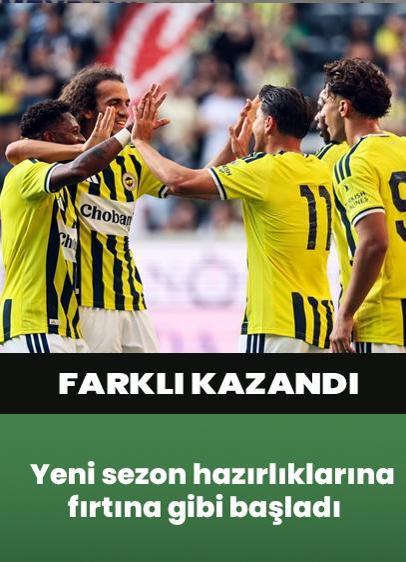 Fenerbahçe, yeni sezon hazırlıklarına fırtına gibi başladı: Admira Wacker'ı 5-0 mağlup etti!