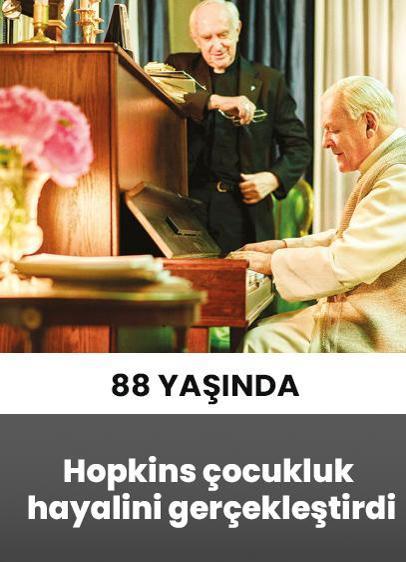 Hopkins çocukluk hayalini gerçekleştirdi