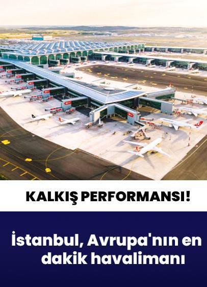 İstanbul, Avrupa'nın en dakik havalimanı