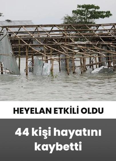 Bangladeş'te sel ve heyelan sonucu 44 kişi hayatını kaybetti