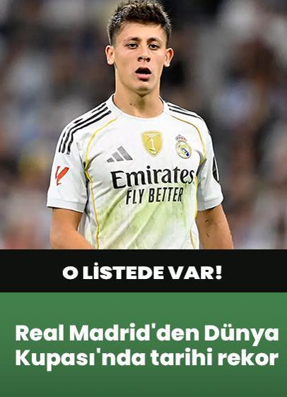 Arda Güler de o listede var! Real Madrid'den Dünya Kupası'nda tarihi rekor