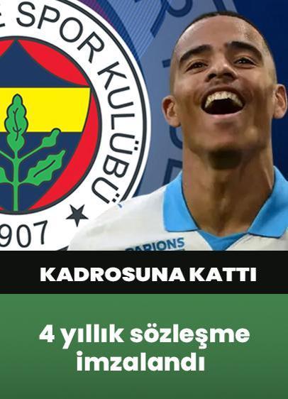 Fenerbahçe, İngiliz futbolcu Mason Greenwood'u kadrosuna kattı!