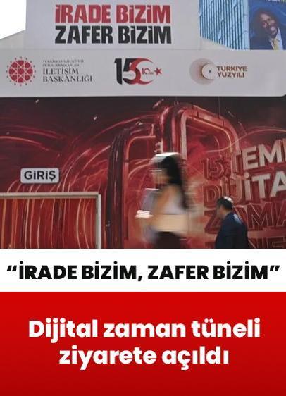 "İrade Bizim, Zafer Bizim" dijital zaman tüneli ziyarete açıldı