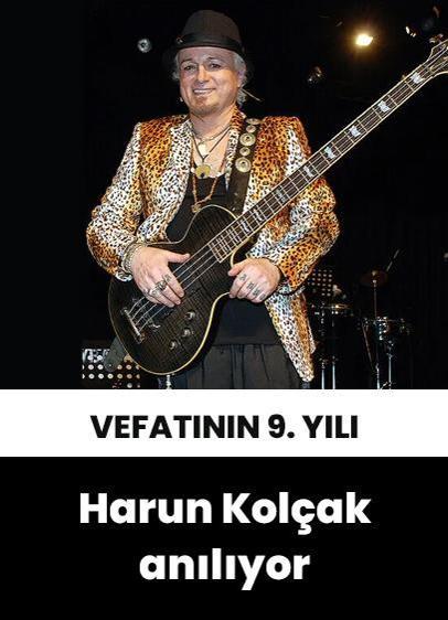 Türkçe pop müziğin unutulmaz ismi Harun Kolçak vefatının 9. yılında anılıyor