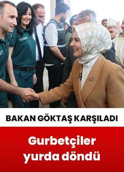 Bakan Göktaş Kapıkule'de gurbetçileri karşıladı
