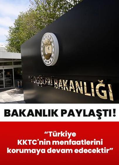 Kıbrıs Barış Harekatı'nın 52. yıl dönümü... Dışişleri Bakanlığı: Türkiye, KKTC'nin menfaatlerini korumaya devam edecektir