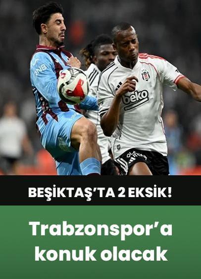Beşiktaş, Süper Lig'de yarın Trabzonspor'a konuk olacak