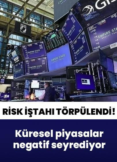 20 Ekim Salı risk iştahı törpülendi! Küresel piyasalar negatif seyrediyor