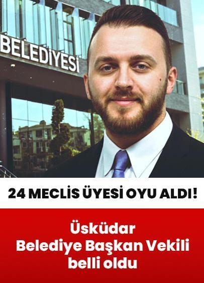 Üsküdar Belediye Başkan Vekili belli oldu