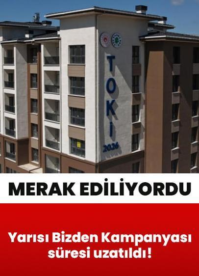 Yarısı Bizden Kampanyası süresi uzatıldı! 31 Aralık 2027'ye kadar...