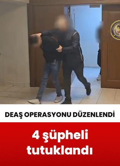 Sakarya'da DEAŞ operasyonu: 4 şüpheli tutuklandı