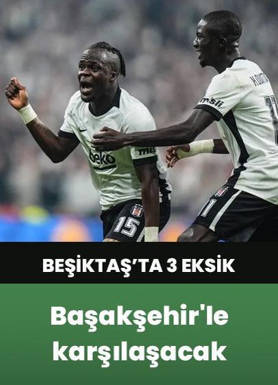 Beşiktaş, Süper Lig'de yarın Başakşehir'i ağırlayacak