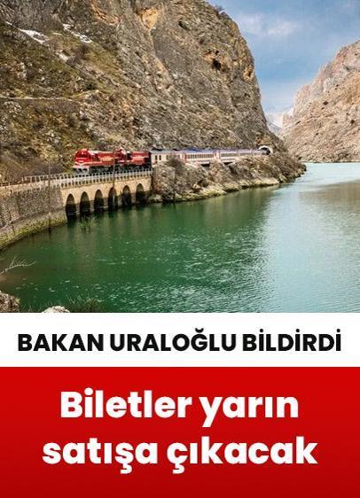 Turistik Doğu Ekspresi'nin yeni sezon biletleri yarın satışa çıkacak