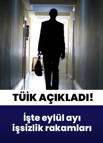 TÜİK eylül ayı iş gücü istatistiklerini açıkladı! İşte işsizlik rakamları