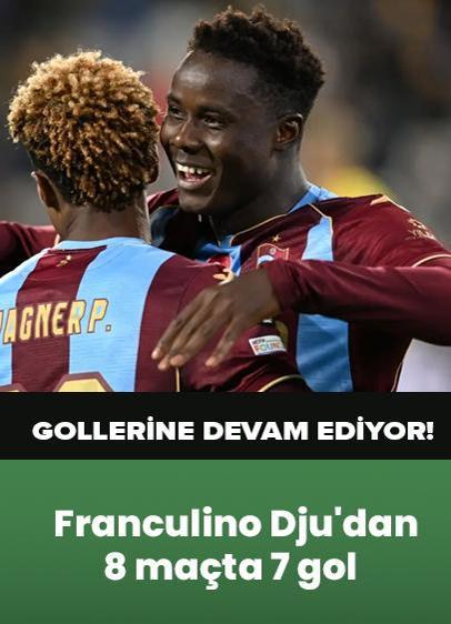 Gollerine devam ediyor! Franculino Dju'dan 8 maçta 7 gol