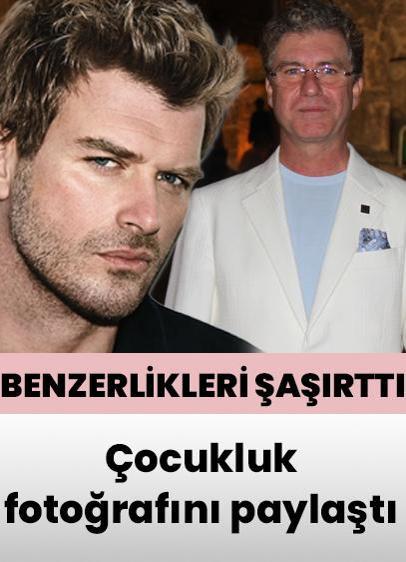 Tan Sağtürk çocukluk fotoğrafını paylaştı! Kıvanç Tatlıtuğ ile benzerliği gündem oldu