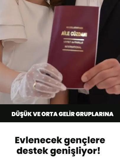 Evlenecek gençlere destek genişliyor! 2027'de düşük ve orta gelirli gençlere öncelik verilecek