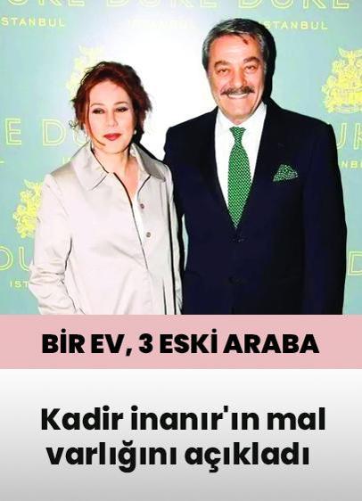 Kadir inanır'ın mal varlığını açıkladı: Bir ev, 3 eski araba biraz da para!