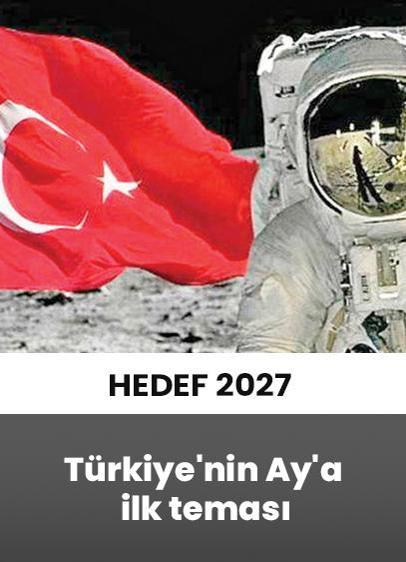Türkiye'nin Ay'a ilk teması için hedef 2027