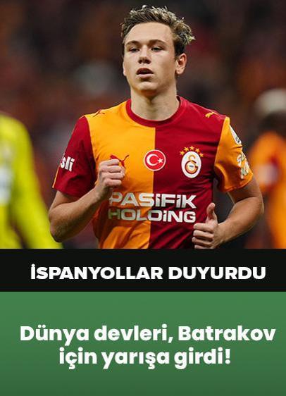 Dünya devleri, Batrakov için yarışa girdi! İspanyollar duyurdu