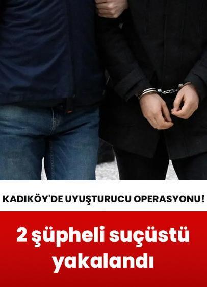 Kadıköy'de uyuşturucu operasyonu: 2 gözaltı