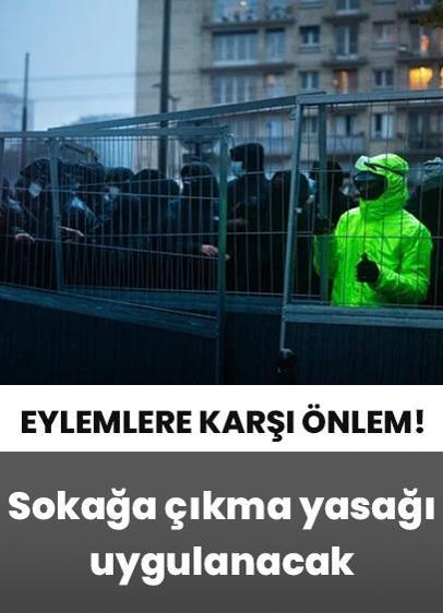 Paris'te 2 Kasım'a kadar kısmi sokağa çıkma yasağı uygulanacak