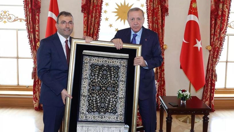 Cumhurbaşkanı Erdoğan Pendik Belediye Başkanı Ahmet Cin'i kabul etti